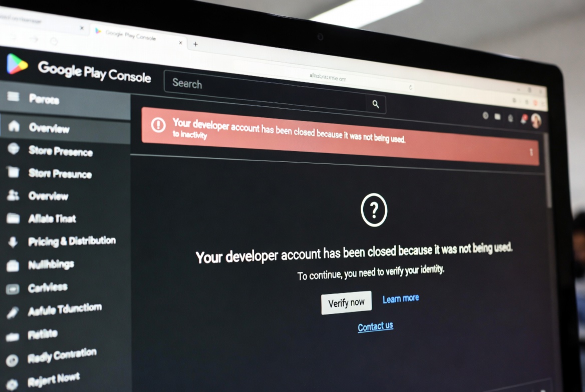 Google Play Developer Account dashboard overview for app management in 2025
