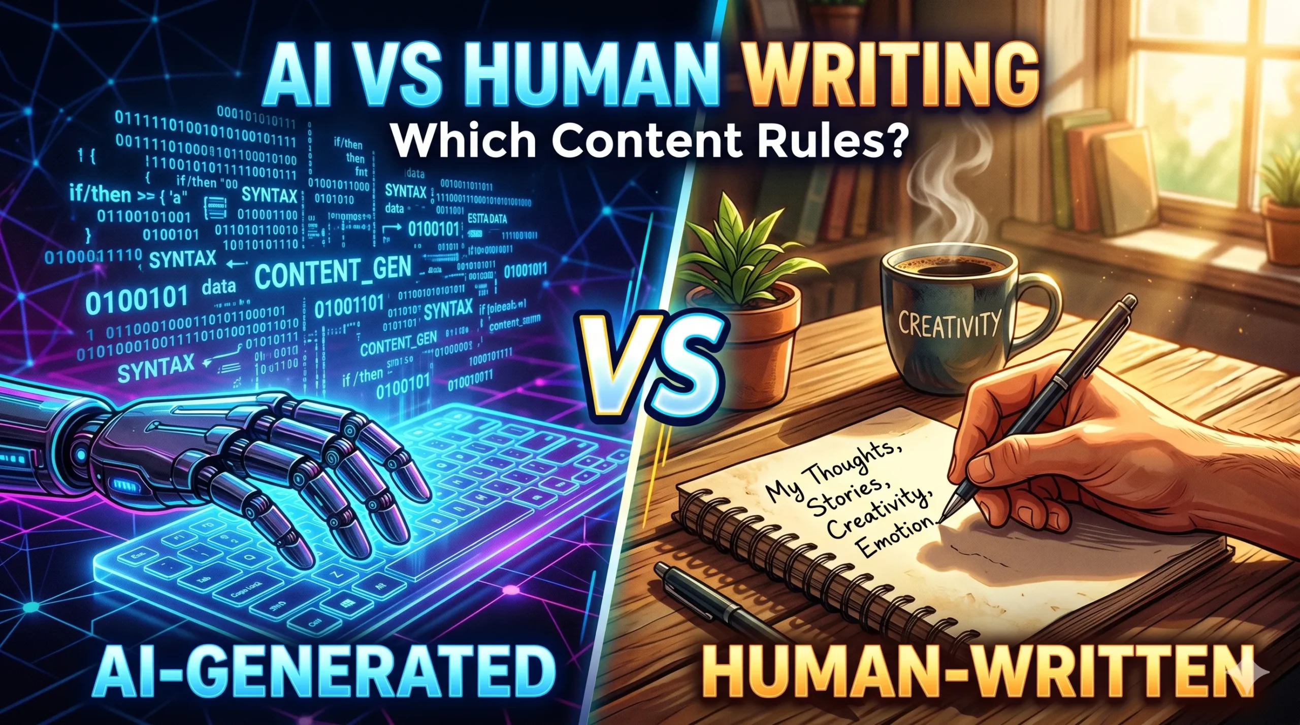 AI content vs human content